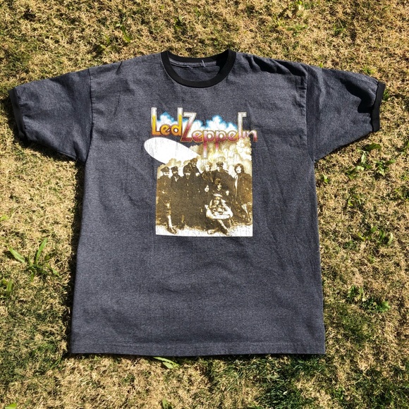 VINTAGE LED ZEPPELIN CUFF SLEEVE TEE - Picture 2 of 8